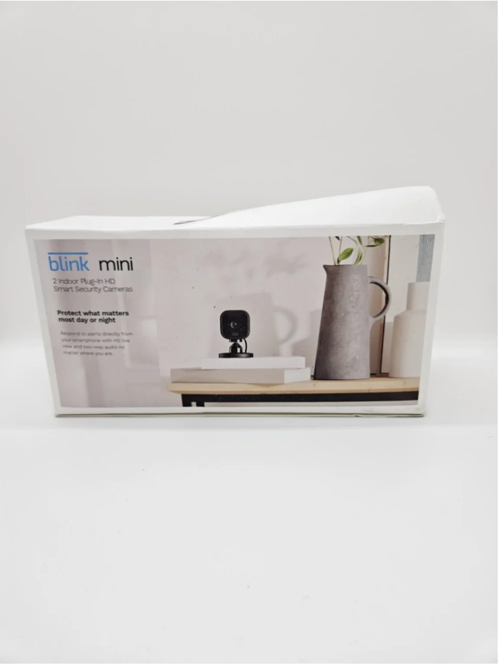 Blink Mini 2 Pack Indoor Security Camera w/ Accessories - Black UPC 840268988838